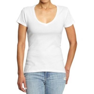 Supply your own womens V neck Thumbnail