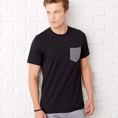 Unisex Cotton Jersey Pocket Tee Thumbnail