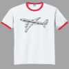 Ultra Cotton ® Ringer T Shirt Thumbnail