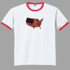 Ultra Cotton ® Ringer T Shirt Thumbnail