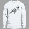 Heavy Cotton 100% Cotton Long Sleeve T Shirt Thumbnail