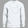 Heavy Cotton 100% Cotton Long Sleeve T Shirt Thumbnail