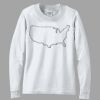 Ultra Cotton ® 100% Cotton Long Sleeve T Shirt Thumbnail